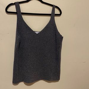 Grey sweater tank